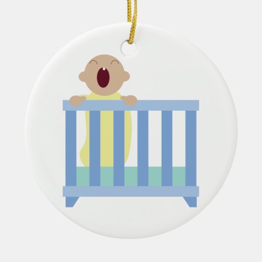 Babys Keramik Ornament (Vorne)