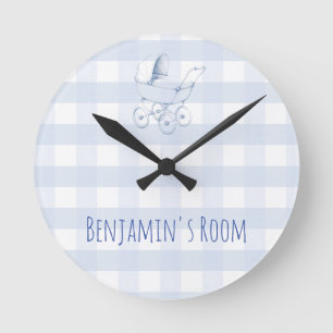 Babys & Kinder Kinderzimmer-Türschild vintage Ging Runde Wanduhr