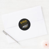 Babys leben ein monatliches Geschenk Runder Aufkleber (Umschlag)