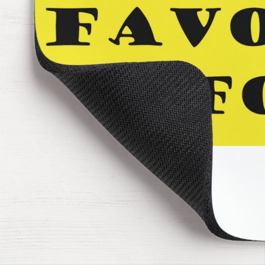 Babys Lieblingsessen Mousepad (Ecke)