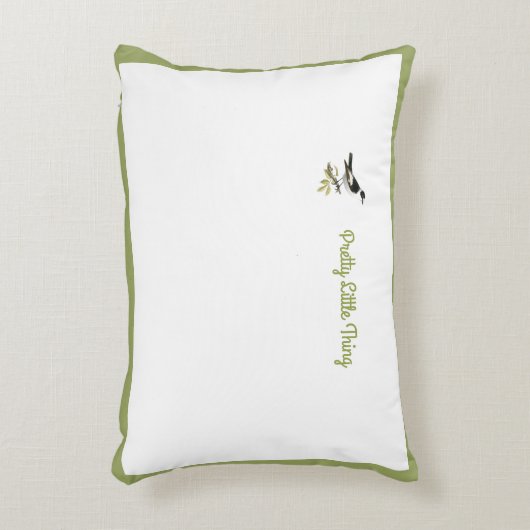 Babys: Little Bird/Words (GRE.W.) - Dekokissen (Vorderseite(Vertikal))