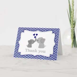 Babys MARINE Blau-Elefant DANKEN IHNEN Cards#2 366 Dankeskarte