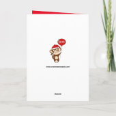 Babys: mein erstes neues Jahr - Feiertagskarte (Rückseite)