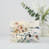 Babys mit Baby Postkarte (Stehend Vorderseite)