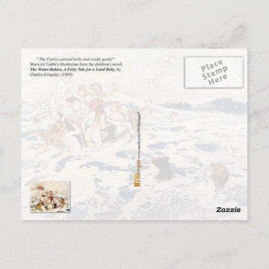 Babys mit Baby Postkarte (Rückseite)