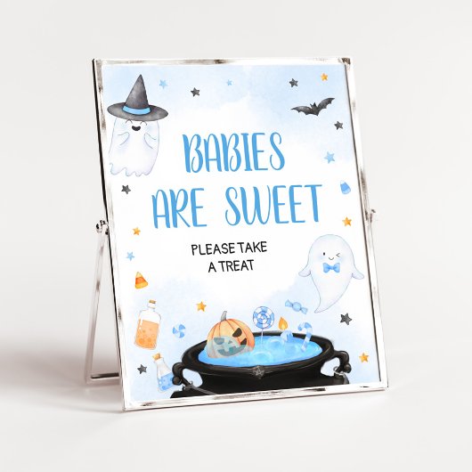 Babys mit Boo-y Halloween Baby Shower sind süß Poster