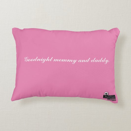 Baby's Prayer Kissen (Rückseite)