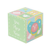 Baby's Quilt Foto Cube Würfel (Vorderseite Schrägansicht)