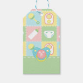 Baby's Quilt-Geschenk-Tag Geschenkanhänger (Vorderseite)