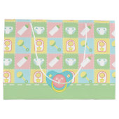 Baby's Quilt Geschenktasche Große Geschenktüte (Rückseite)