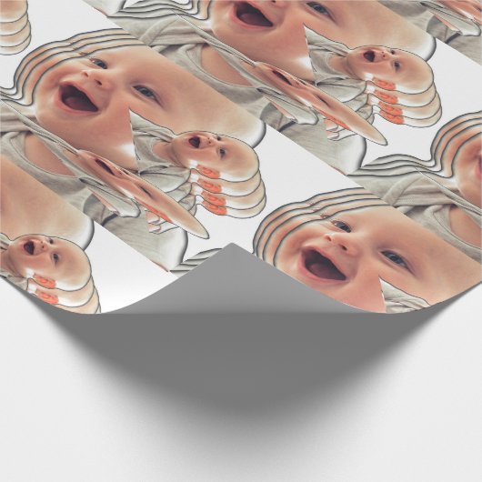 Babys!Schleifpapier Geschenkpapier (Ecke)