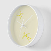 Babys: Schwalben/Gelb - Uhr (Winkel)