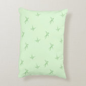 Babys: Schwalben/Grün (AP.SW.AP.G.) - Dekokissen (Rückseite(Vertikal))
