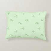 Babys: Schwalben/Grün (AP.SW.AP.G.) - Dekokissen (Rückseite)