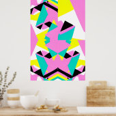 Baby's Second Memphis Design Poster (Küche)