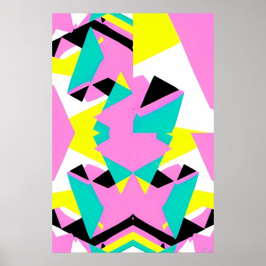 Baby's Second Memphis Design Poster (Vorne)