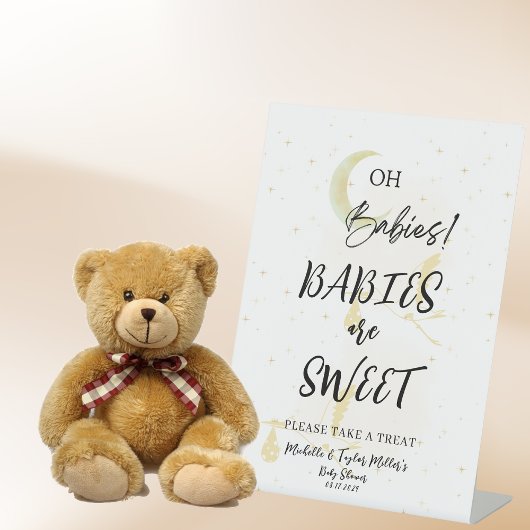 Babys sind eine süße neutrale Twin Storks Babydusc Sockelschild