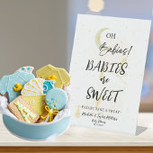 Babys sind eine süße neutrale Twin Storks Babydusc Sockelschild