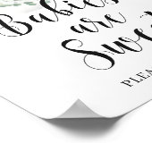 Babys sind Elefantenpflanzen auf süßem Schild Euka (Ecke)