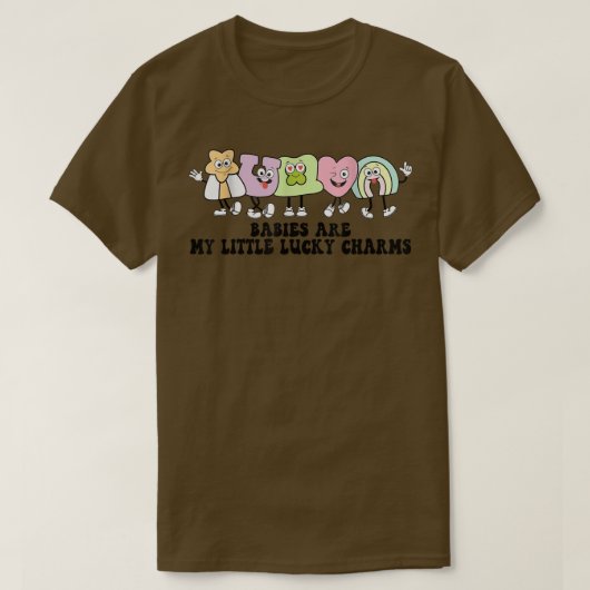 Babys sind mein kleiner Glücksbringer St Patricks T-Shirt (Design vorne)
