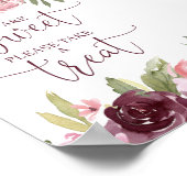 Babys sind süß, bitte nehmen Sie ein Leckerei-Favo Poster (Ecke)