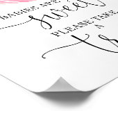 Babys sind süß, bitte nehmen Sie ein Leckerei-Favo Poster (Ecke)