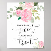 Babys sind süß, bitte nehmen Sie ein Leckerei-Favo Poster (Vorne)