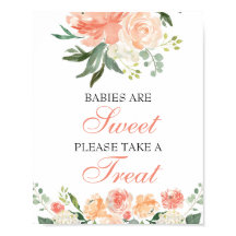 Babys sind süß Bitte nehmen Sie eine Leckerei Blum