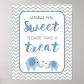 Babys sind süß Bitte nehmen Sie eine Leckerei Dusc Poster (Vorne)