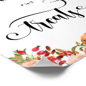 Babys sind süß Bitte nehmen Sie eine Leckerei Fall Poster (Ecke)