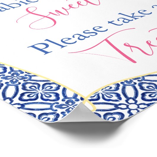 Babys sind süß Bitte nehmen Sie eine Leckerei Lemo Poster (Ecke)