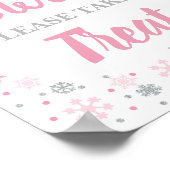 Babys sind süß Bitte nehmen Sie eine Leckerei Sign Poster (Ecke)