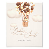 Babys sind süß Bitte nehmen Sie eine Leckerei Unte Fotodruck (Vorne)