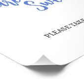 Babys sind süß Bitte nehmen Sie eine Leckerei Unte Fotodruck (Ecke)