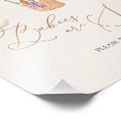 Babys sind süß Bitte nehmen Sie eine Leckerei Unte Fotodruck (Ecke)