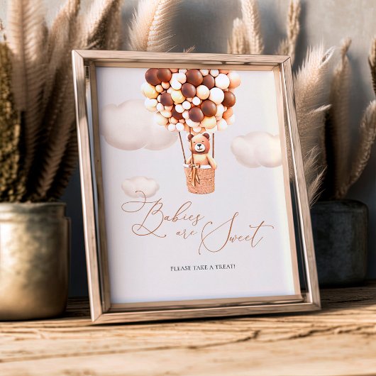 Babys sind süß Bitte nehmen Sie eine Leckerei Unte Fotodruck