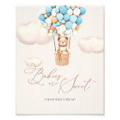 Babys sind süß Bitte nehmen Sie eine Leckerei Unte Fotodruck (Vorne)