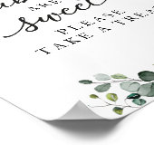 Babys sind süß Bitte nehmen Sie eine Leckerei Unte Poster (Ecke)