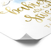 Babys sind süß Bitte nehmen Sie eine Leckerei Unte Poster (Ecke)