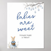 Babys sind süß Bitte nehmen Sie eine Leckerei Unte Poster (Vorne)