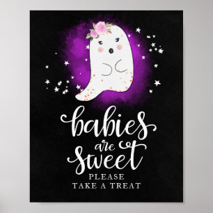 Babys sind süß Bitte nehmen Sie eine Leckerei Unte Poster