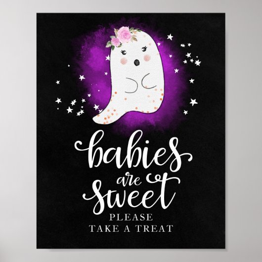 Babys sind süß Bitte nehmen Sie eine Leckerei Unte Poster (Vorne)