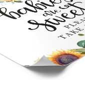 Babys sind süß Bitte nehmen Sie eine Leckerei Unte Poster (Ecke)