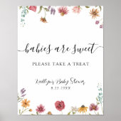 Babys sind süß Bitte nehmen Sie eine Leckerei Unte Poster (Vorne)