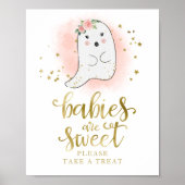 Babys sind süß Bitte nehmen Sie eine Leckerei Unte Poster (Vorne)