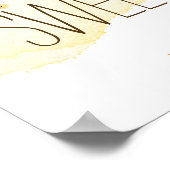 "Babys sind süß" Duschgelfavoriten für BienenBaby Poster (Ecke)