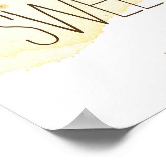 "Babys sind süß" Duschgelfavoriten für BienenBaby Poster (Ecke)