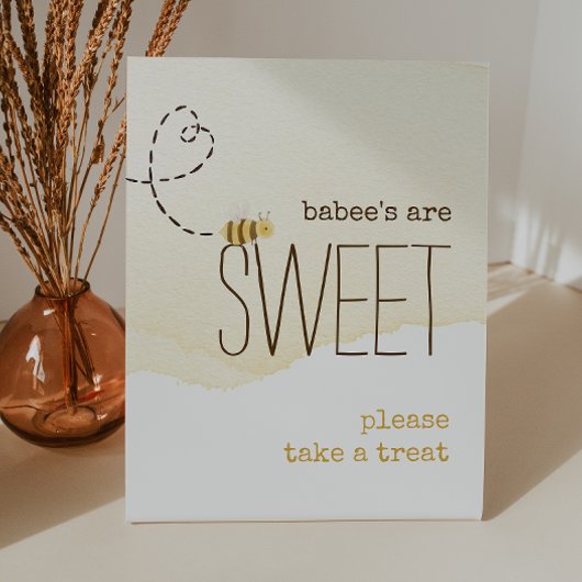 "Babys sind süß" Duschgelfavoriten für BienenBaby Sockelschild