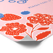 Babys sind süß nehmen eine Leckerei Berries & Blum Poster (Ecke)