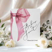 Babys sind süß nehmen eine Leckerei pink Bow Babyd Poster